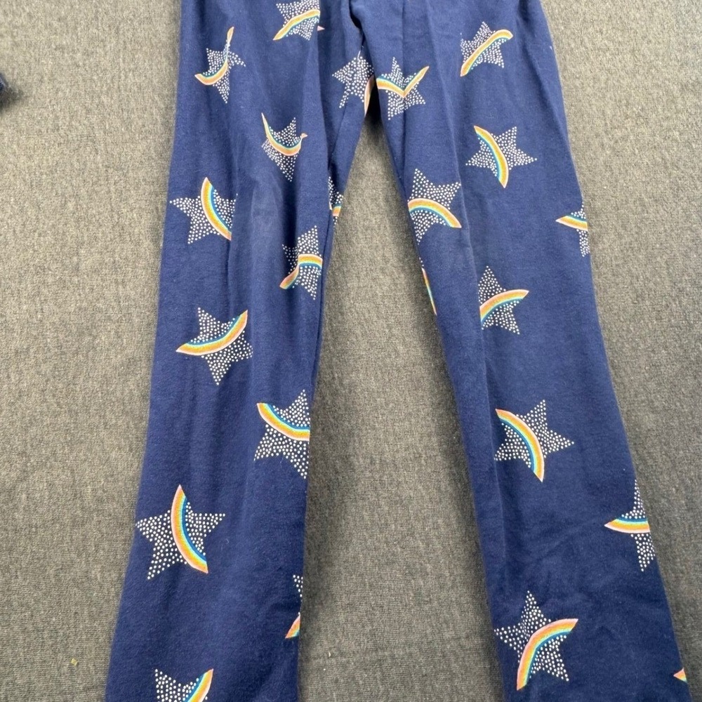 Cat & Jack Kids Girls Leggings Size M (7/8) Blue Star Print Cute Casual Pants‎ - Picture 8 of 10